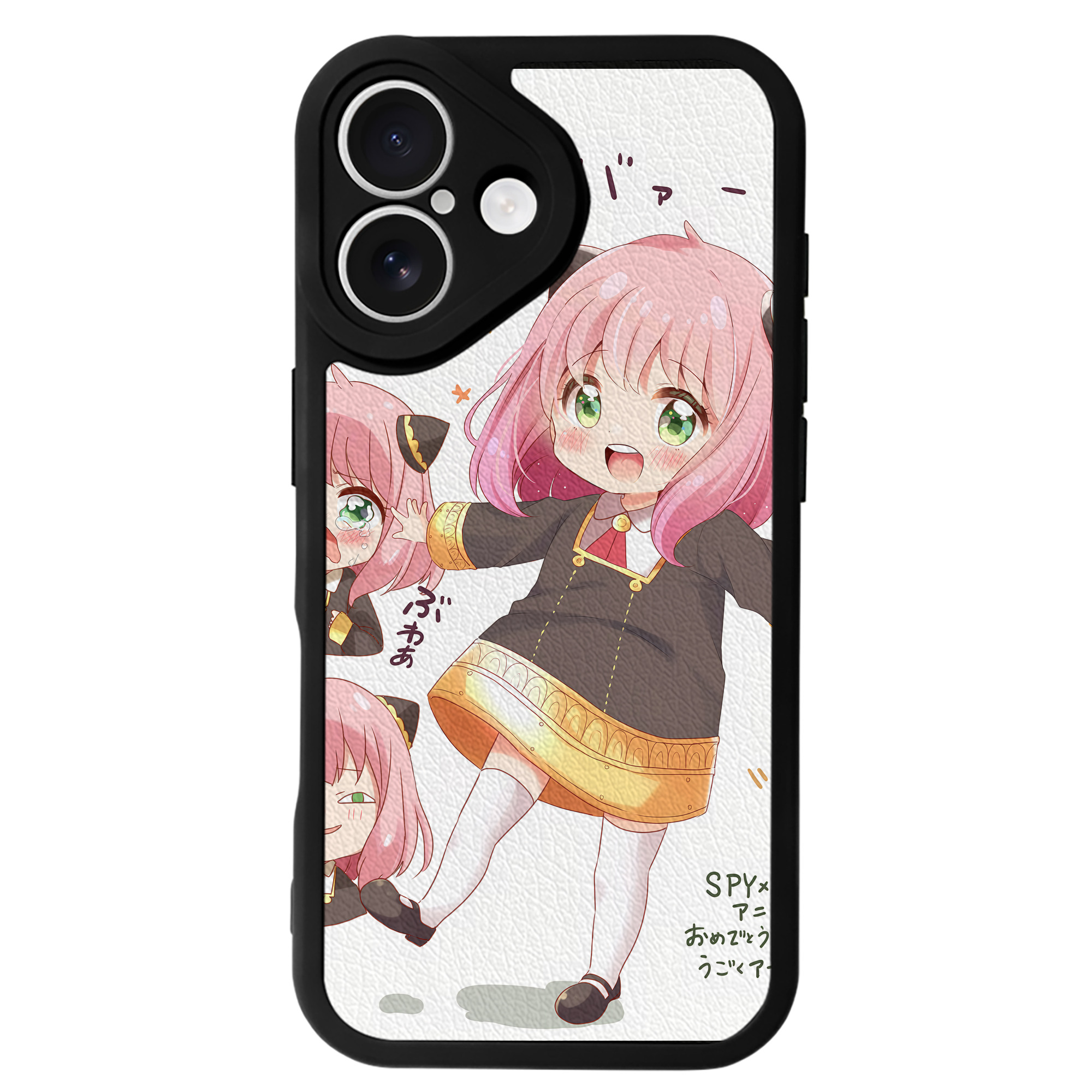 （画像用） SPY×FAMILY间谍家家酒 【iPhone 16シリーズ対応】シリコンスマホケース（レザー調） 材質：シリコン